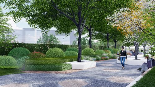 奉贤德丰路上又一座社区公园即将启动建设 预计10月完工