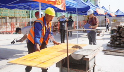 江门市江海区举行第一届建筑工匠技能竞赛