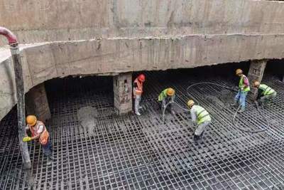 国庆我在岗|冲刺关键节点 武昌滨江地下空间环路加紧施工